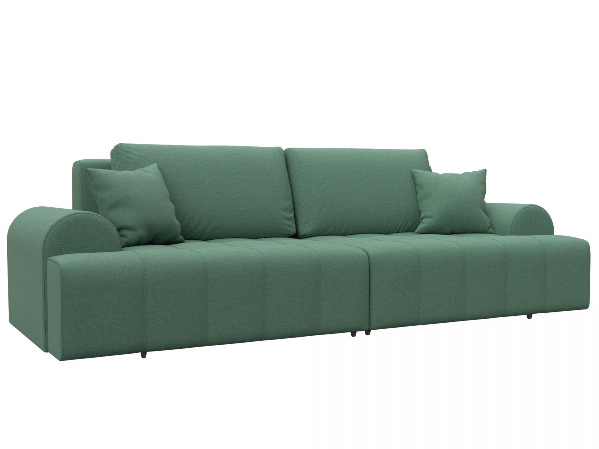 131113 Диван прямой Лига-080 | рогожка | рогожка амур 11 зеленый