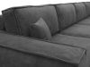 130295 Диван прямой Лига-081 НПБ МегаЛонг | велюр | brut 16 темно-серый - 4