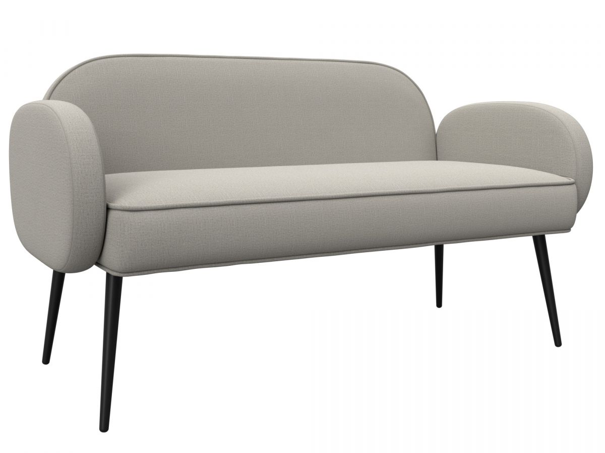 131080 Диван прямой Лига-086 | рогожка | рогожка амур 02 бежевый