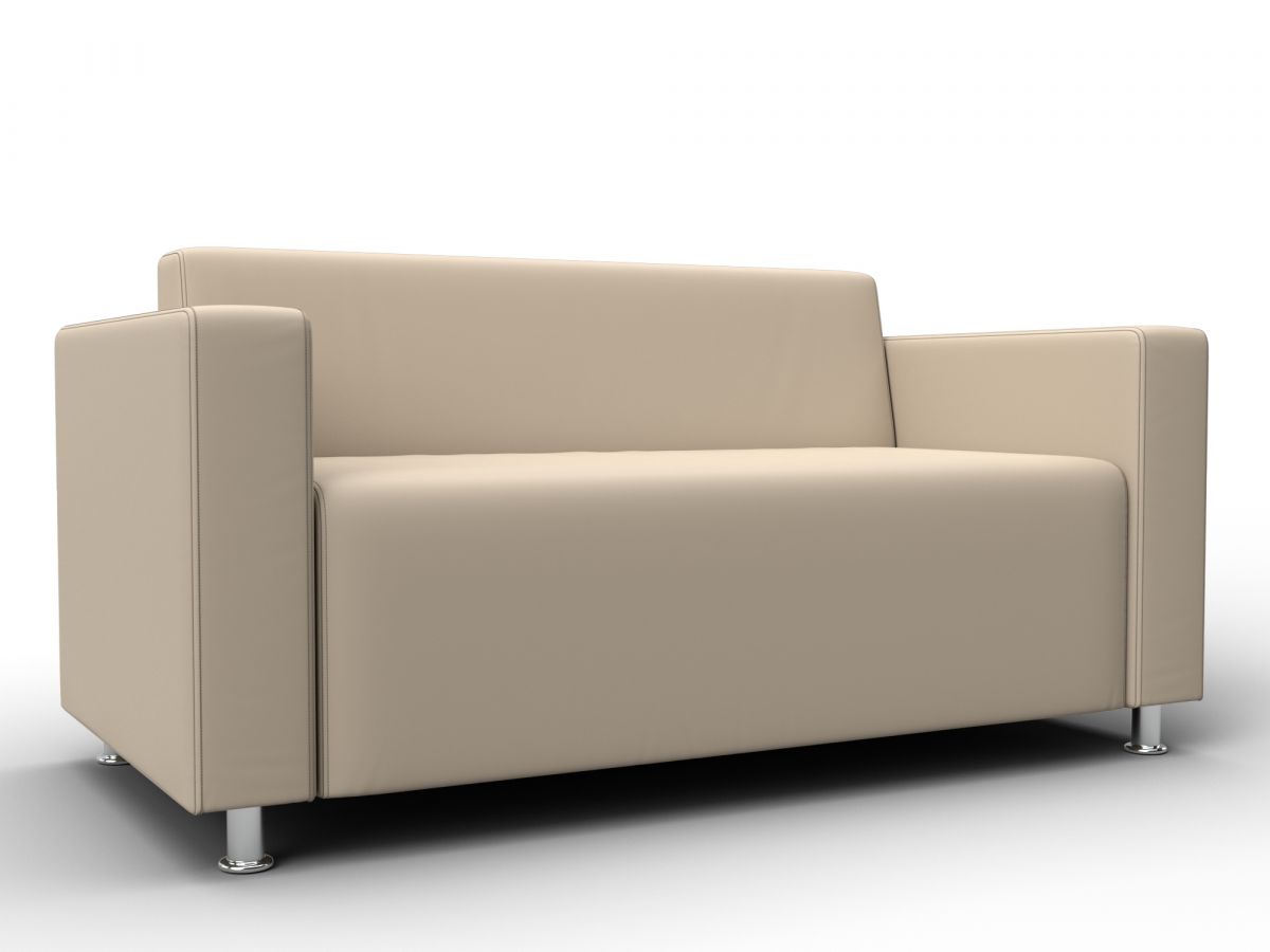 134958 Диван прямой Лига-093 ВН | экокожа | бежевый