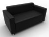 134961 Диван прямой Лига-093 ВН | экокожа | черный - 6