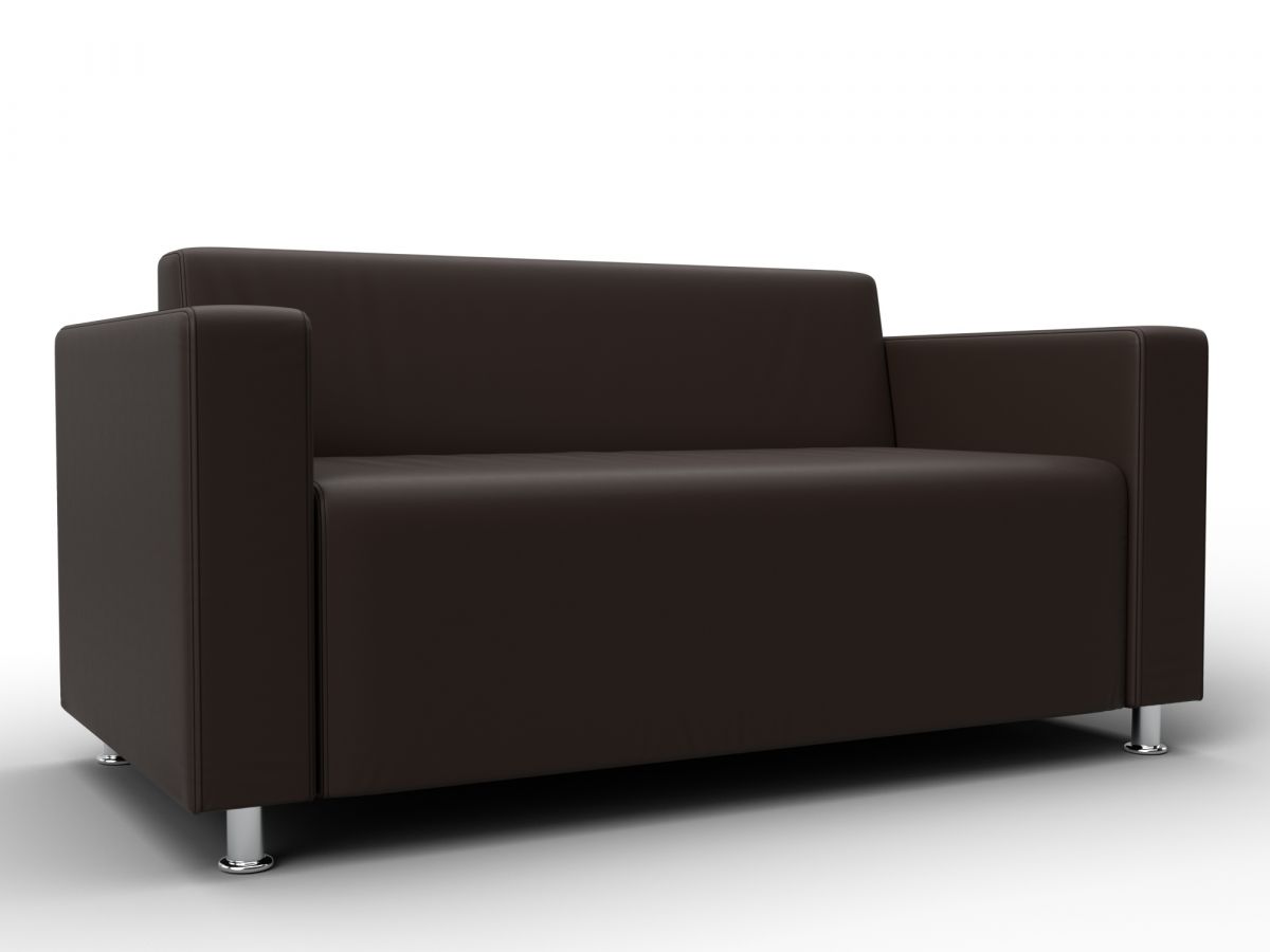 134960 Диван прямой Лига-093 ВН | экокожа | коричневый