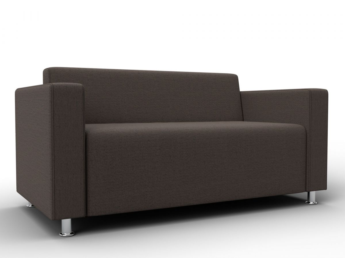 134954 Диван прямой Лига-093 ВН | рогожка | амур 05 коричневый