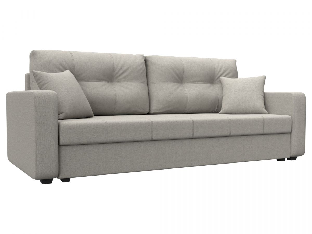 125935 Диван прямой Ливерпуль Лайт | рогожка | амур бежевый