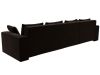 114737 Диван прямой Майами Long | микровельвет | коричневый, коричневый, бежевый - 5