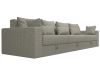 114780 Диван прямой Майами Long | рогожка | корфу 02 - 3