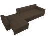 114775 Диван прямой Майами Long | рогожка | коричневый, бежевый, коричневый - 7