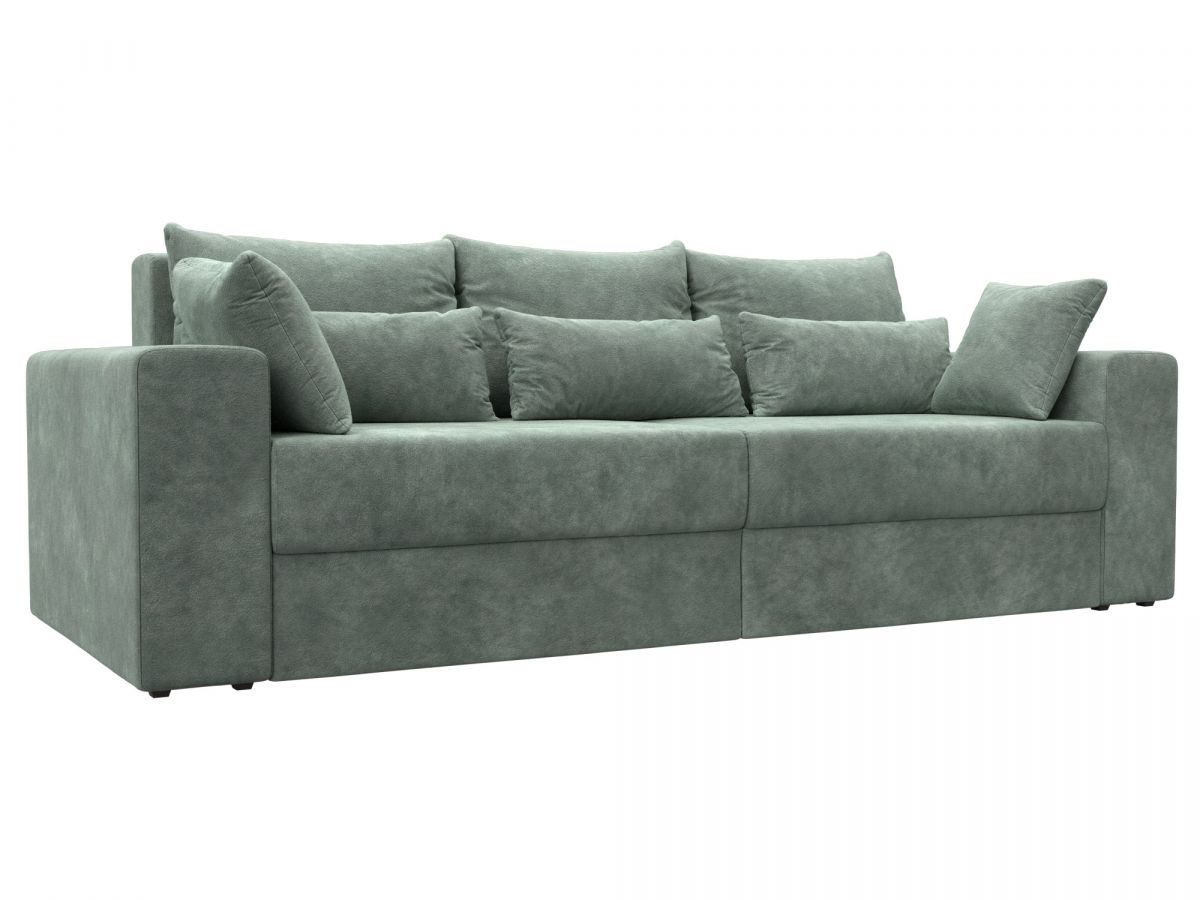 126727 Диван прямой Майами | велюр | brut 08 зеленый