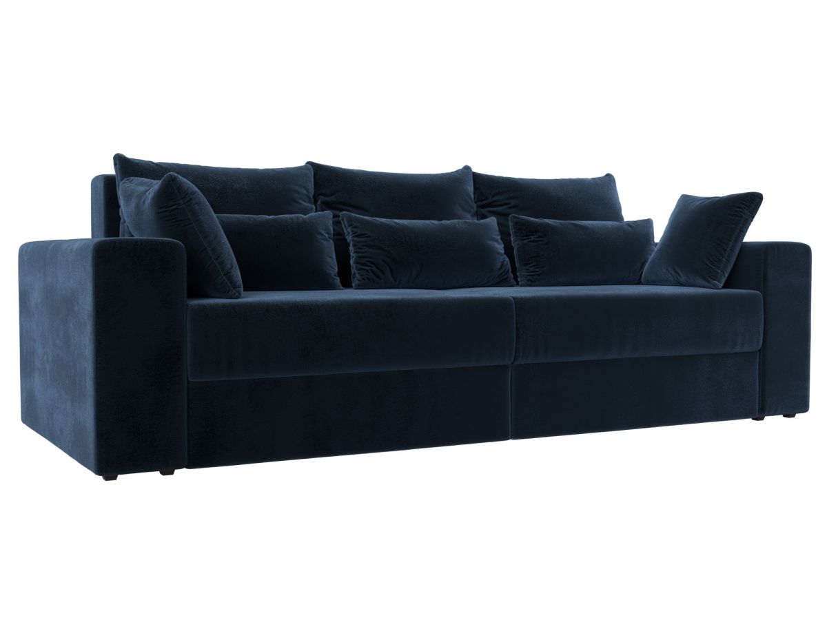 126737 Диван прямой Майами | велюр | tower 13 синий