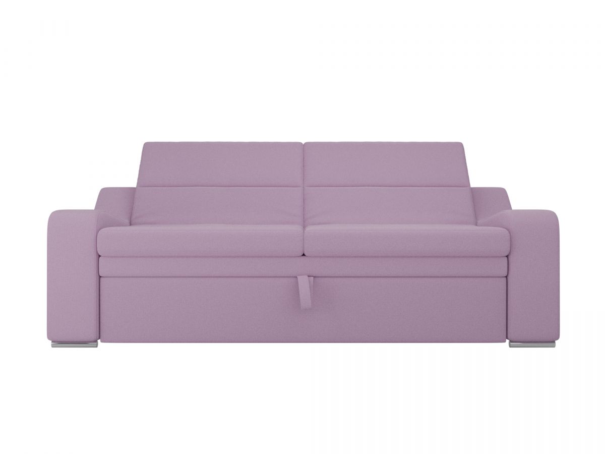 107061 Диван прямой Медиус | микровельвет | сиреневый