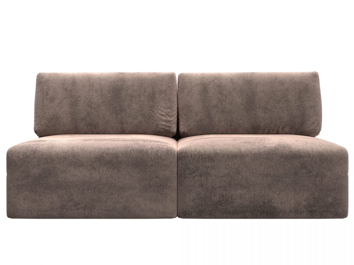 129456 Диван прямой модульный Лига-060 НПБ | велюр | tower 05 бежевый