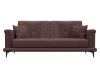 126911 Диван прямой Неаполь | замша | joly 09 бордовый - 2