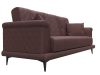 126911 Диван прямой Неаполь | замша | joly 09 бордовый - 3