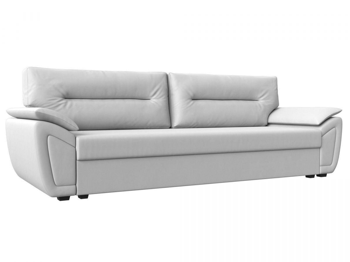 117606 Диван прямой Нэстор Лайт | экокожа | белый