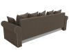 112564 Диван прямой Рейн | рогожка, микровельвет | корфу 03, бежевый - 8