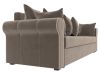 112550 Диван прямой Рейн | велюр | коричневый - 3