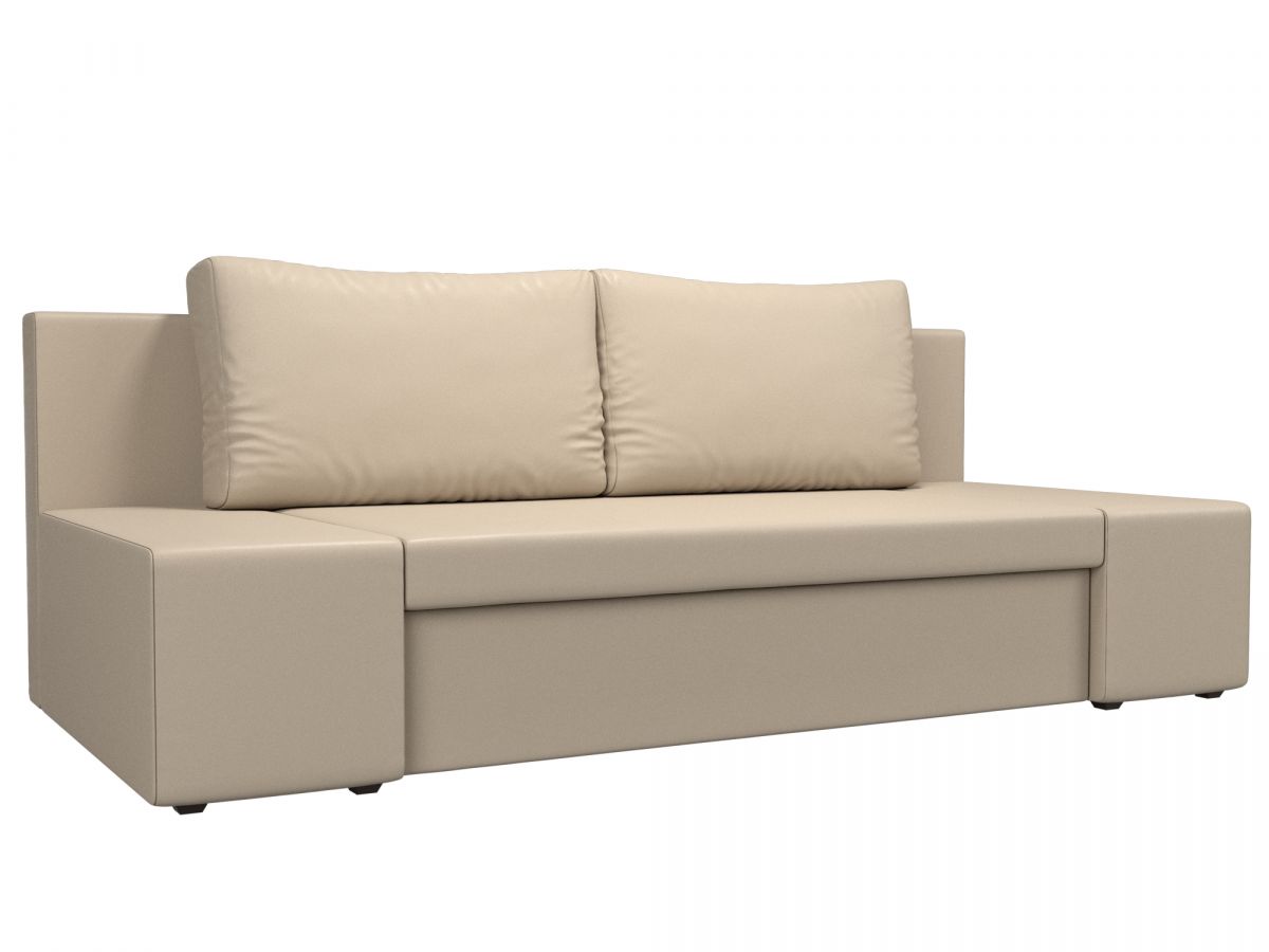 114027 Диван прямой Сан Марко | экокожа | бежевый