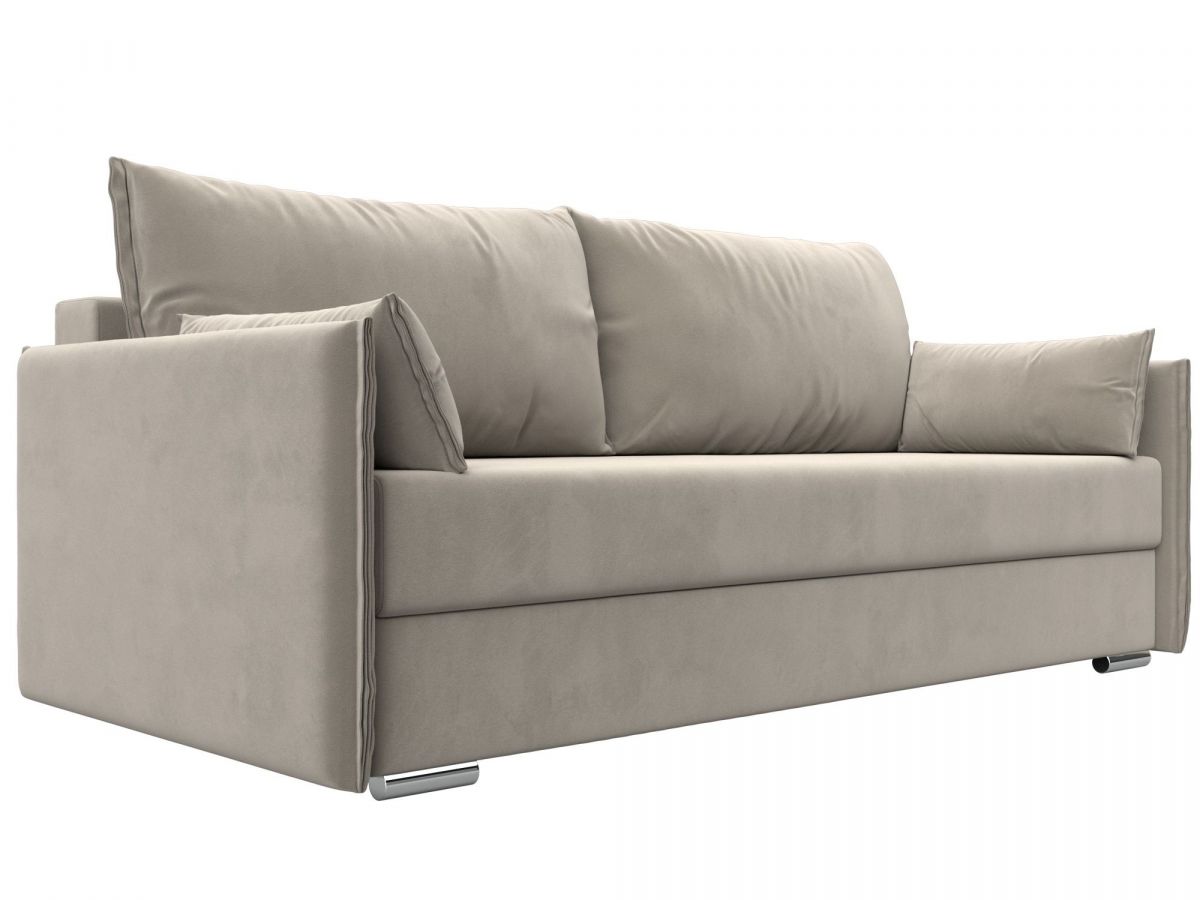 115108 Диван прямой Сайгон | микровельвет | бежевый