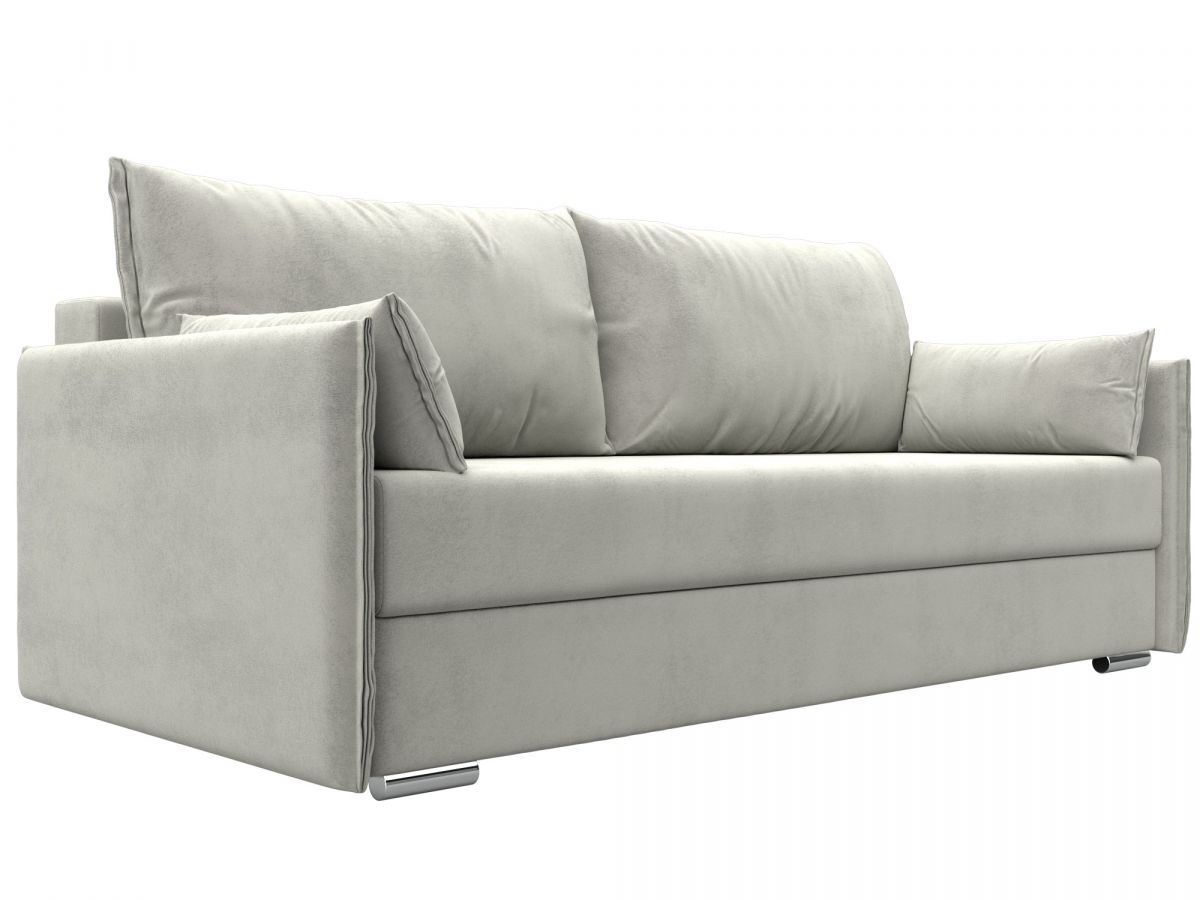 127096 Диван прямой Сайгон | велюр | tower 01 серый