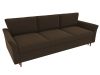 28977 Диван прямой София | микровельвет | коричневый - 3