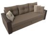 114470 Диван прямой Валенсия | рогожка, микровельвет | корфу 03, бежевый - 4