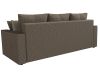 114470 Диван прямой Валенсия | рогожка, микровельвет | корфу 03, бежевый - 5