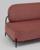 Диван Стоун велюр рельефный коралловый - 6