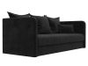 138540 Диван-тахта Лига-152 НПБ | велюр | seven 35 черный - 3