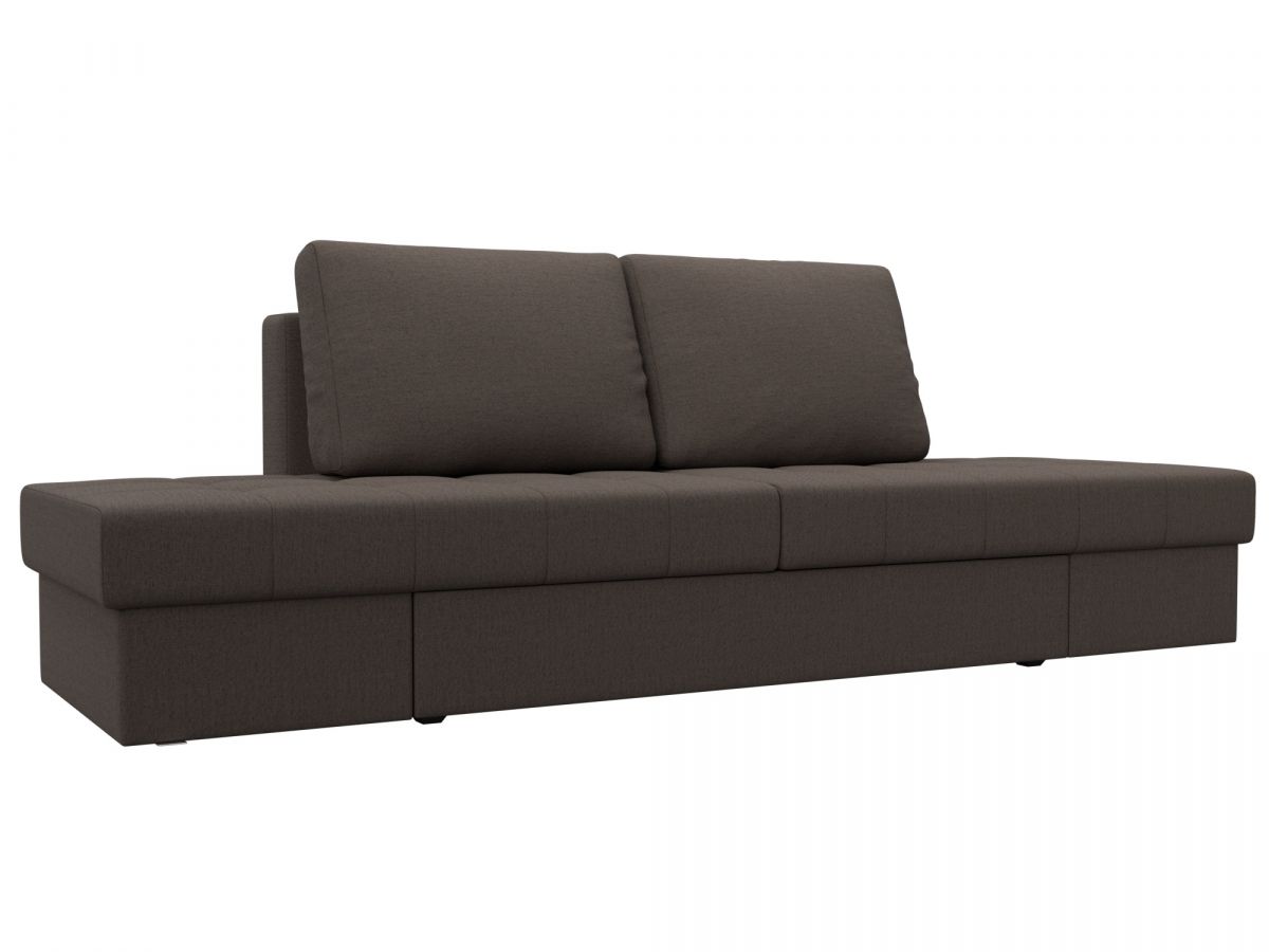 122748 Диван трансформер Сплит | рогожка | амур коричневый