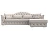 128042 Диван угловой Артис правый угол | замша | joly 05 бежевый - 2