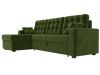 109747L Диван угловой Камелот левый угол | микровельвет | зеленый - 3