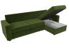 109747 Диван угловой Камелот правый угол | микровельвет | зеленый - 6