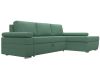 123437 Диван угловой Канкун правый угол | рогожка | амур зеленый - 3