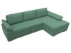 123437 Диван угловой Канкун правый угол | рогожка | амур зеленый - 5