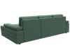 123437 Диван угловой Канкун правый угол | рогожка | амур зеленый - 6