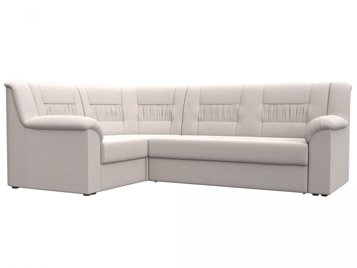 128142L Диван угловой Карелия левый угол | замша | joly 05 бежевый