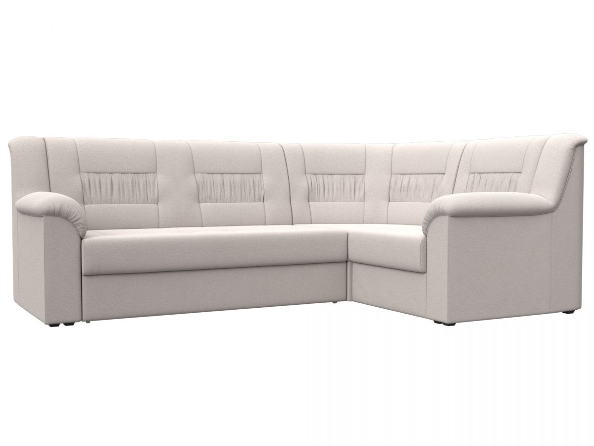 128142 Диван угловой Карелия правый угол | замша | joly 05 бежевый