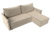 118436 Диван угловой Лига-004 правый угол | микровельвет | бежевый - 5