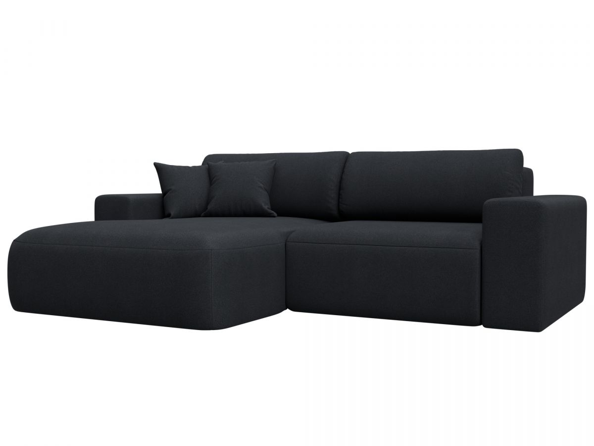 127738L Диван угловой Лига-036 НПБ Классик левый угол | замша | joly 16 темно-серый