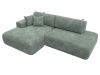 127766L Диван угловой Лига-036 НПБ Модерн левый угол | велюр | brut 08 зеленый - 5