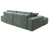 127766L Диван угловой Лига-036 НПБ Модерн левый угол | велюр | brut 08 зеленый - 6