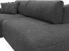 127765L Диван угловой Лига-036 НПБ Модерн левый угол | велюр | brut 16 темно-серый - 4