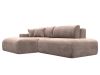 127775L Диван угловой Лига-036 НПБ Модерн левый угол | велюр | tower 05 бежевый - 3