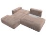 127775L Диван угловой Лига-036 НПБ Модерн левый угол | велюр | tower 05 бежевый - 8
