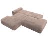 127775L Диван угловой Лига-036 НПБ Модерн левый угол | велюр | tower 05 бежевый - 9