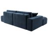 127776L Диван угловой Лига-036 НПБ Модерн левый угол | велюр | tower 13 синий - 6
