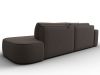 134784L Диван угловой Лига-065 БП угол левый | рогожка | амур 05 коричневый - 5