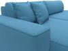 134786L Диван угловой Лига-065 БП угол левый | рогожка | амур 10 голубой - 4