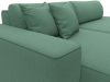 134787L Диван угловой Лига-065 БП угол левый | рогожка | амур 11 зеленый - 4