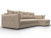 133678 Диван угловой Лига-100 НПБ угол универсальный | велюр | seven 729 бежевый - 3